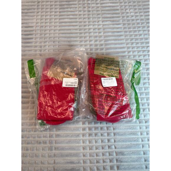 New Bundle  2 Red  Umbro Soccer Socks  Umbro Football Mens Club Socks Size 8-10 - Picture 1 of 6